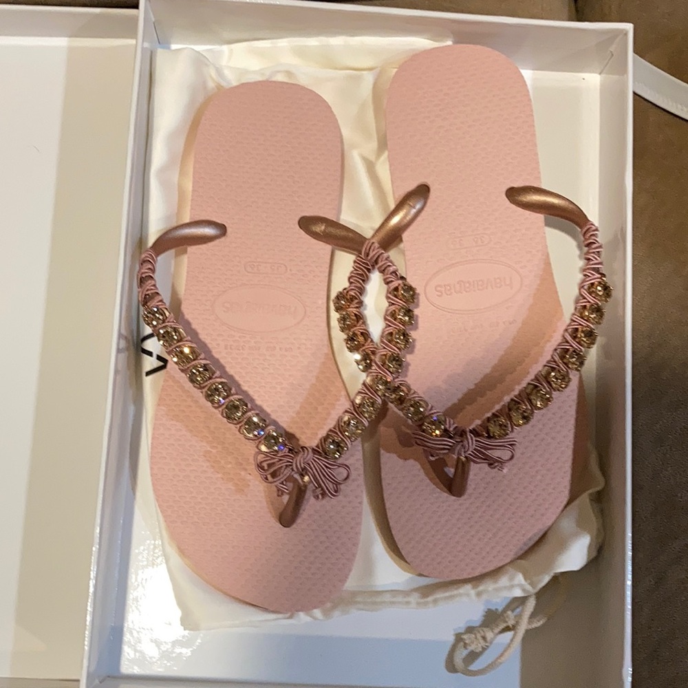 Pink sandals